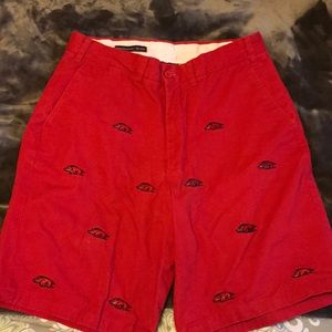 Arkansas Razorback shorts